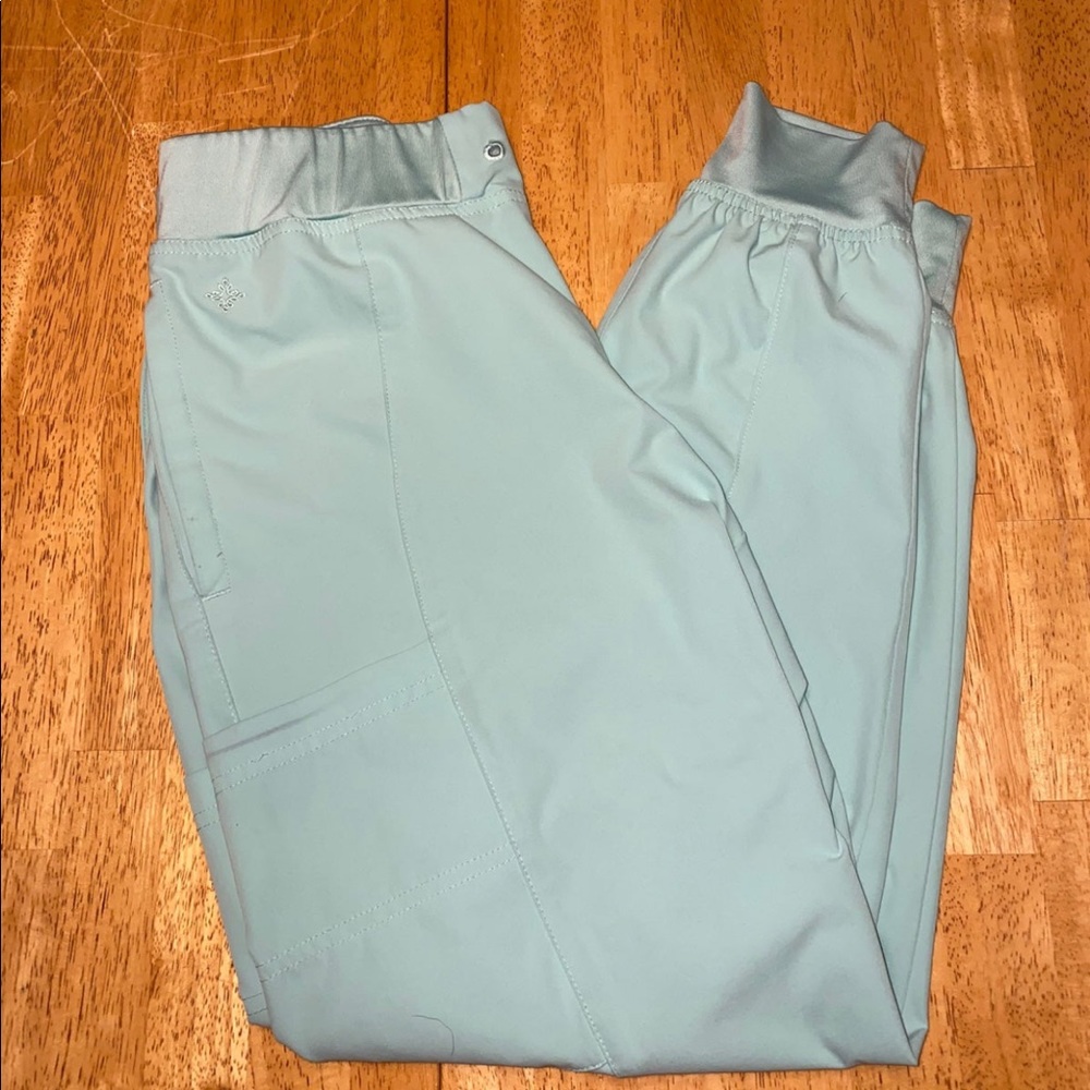 Mint scrub pants